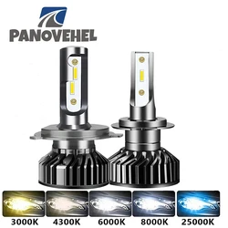 PANOVEHEL LED H7 Car Headlight H4 400000LM 320W CSP H1 H3 H8 H11 9005 HB3 9006 HB4 4300K 6000K Car Auto Headlamp Led Lights