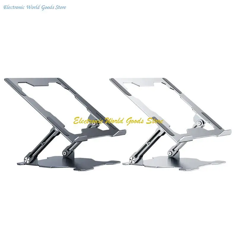 

A3PD Laptop Stand Ergonomic Adjustable Notebook Stand Portable Computer Riser with Heat-Vent Foldable Desktop Laptop Holder