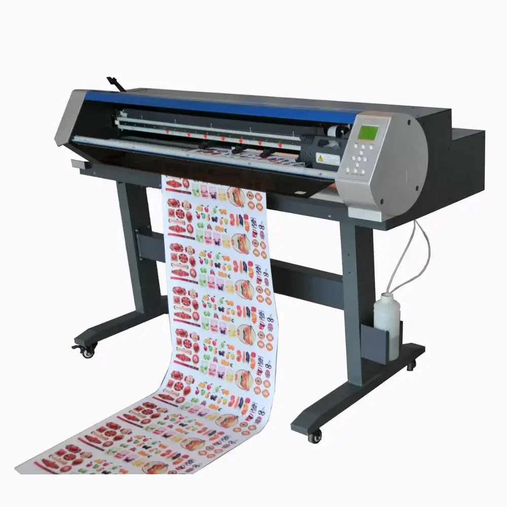 TECJET Customization Digital Advertising Vinyl Sticker Printer and Cutter Machine