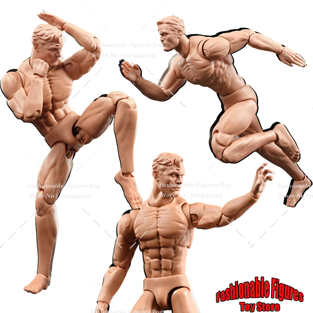 Nwtoys Nw02 16,6 cm 1/12 Średnio Mięśniowy Korpus Super Elastyczny Wojskowy Korpus Sztanga z Butami 6-calowa Figurka Akcji do Malowania