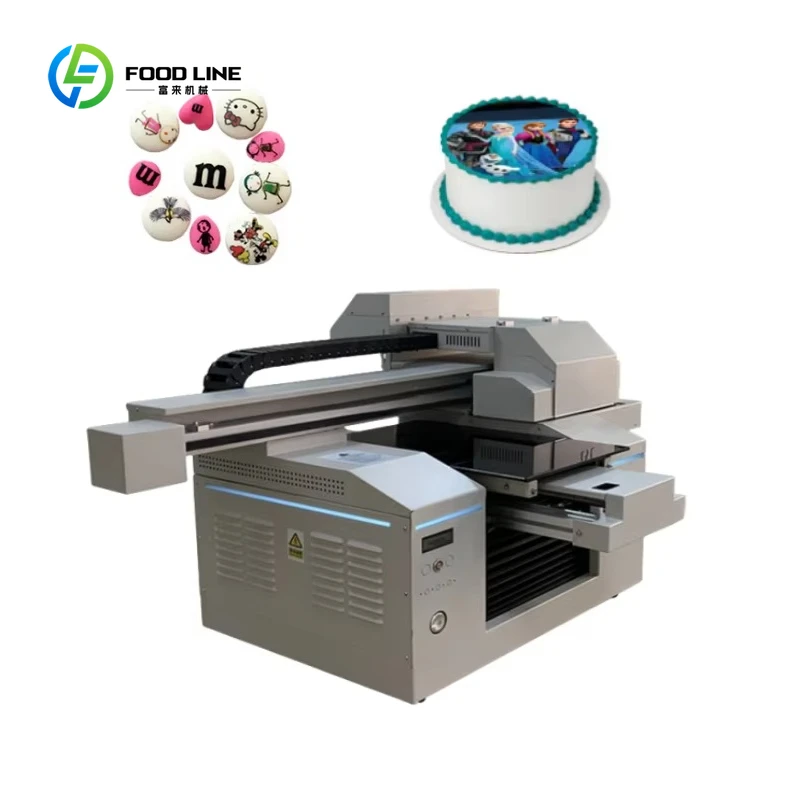 Customized Manufacturer UV Printer for Food Image Printing Machine Cakes and Chocolates Cookies Mooncake Cupcake Printer Machine