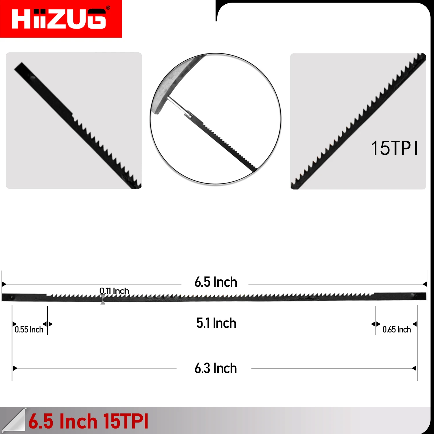 24 Stuks 150Mm/6.5Inch Scroll Zaagblad Pin Einde 15tpi/18tpi/24tpi Voor Moto Jigs Scroll Zagen Metaal Snijden Houtbewerkingsgereedschap