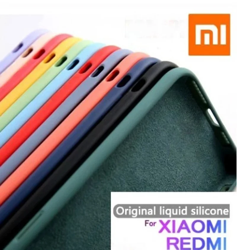 Liquid Silicone Original Case for Xiaomi Redmi Note 12 pro 11S 11pro 5G Shockproof Back Soft Cover Note 9pro10S Note 13 pro plus