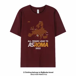 New fashion Roma team won theCup with short sleeves and a wine red shirt that connects all roads. AS ROMA, Mourinho, same style