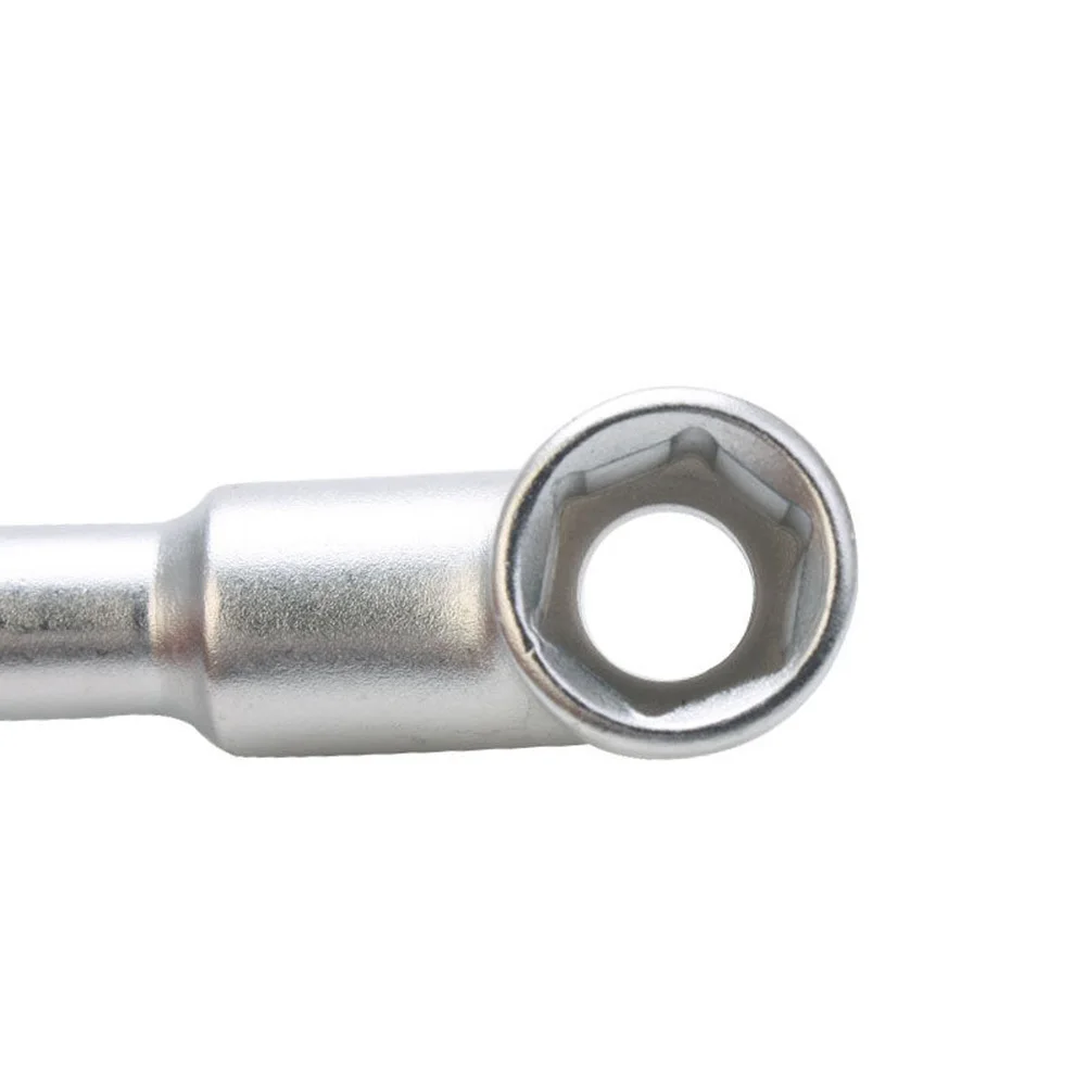 

8Mm L Shaped Wrench Spanner with Dual Heads Hardened Steel Polished Finish Elbow Tool for Industrial Maintenance