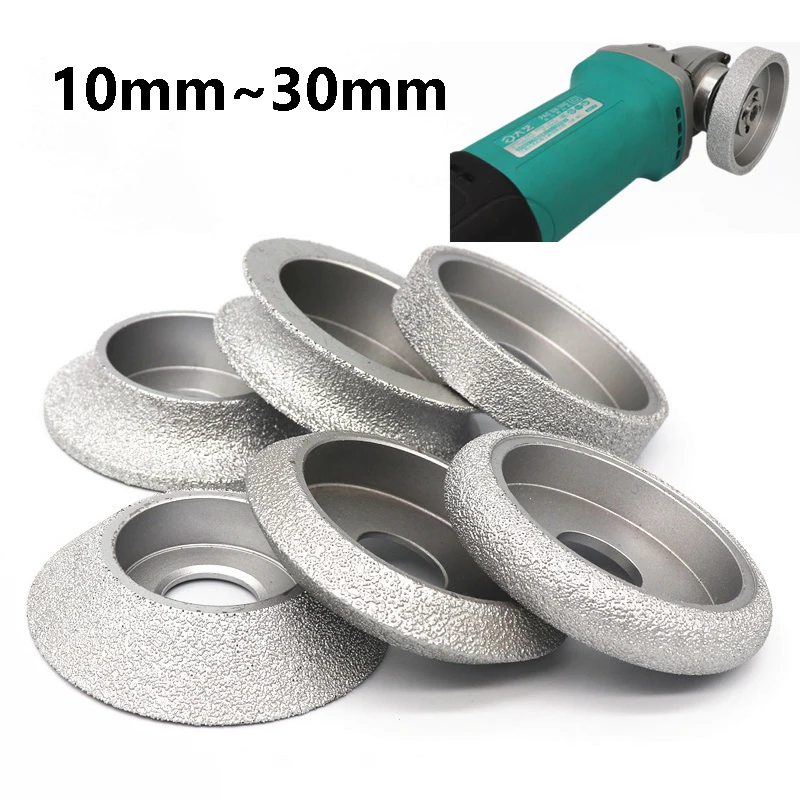 

10mm~30mm Thick Brazed Diamond Grinding Wheel for Quartz Marble Granite Tile Trimming Grinding Wheel