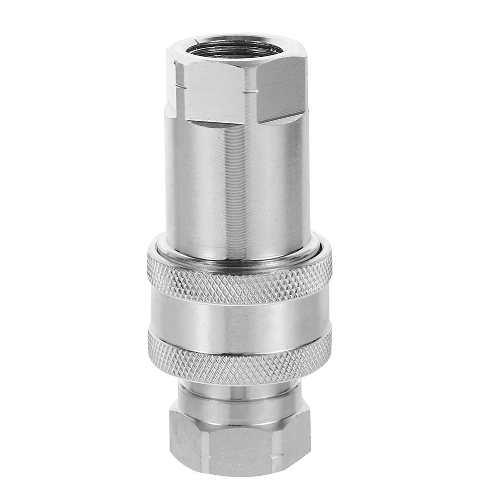 

Hydraulic Coupler Quick Connect Attachment Adapter Couplers with Dust Cover Fittings