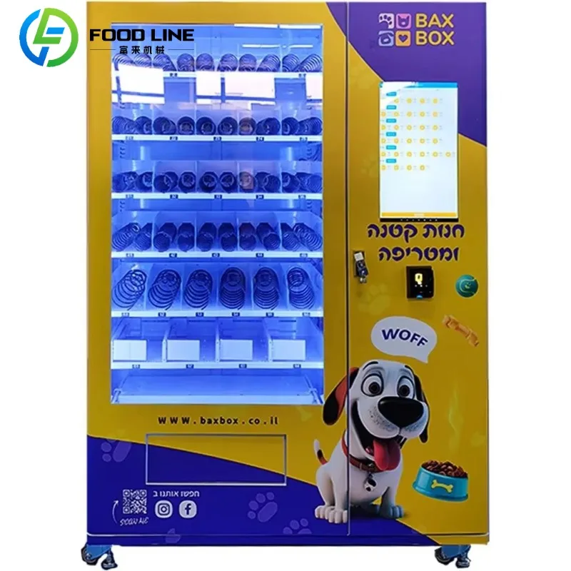 

Customized Pet Business Innovation Vending Machine with Display Cabinet Pet Food Trading Card Vending Machine
