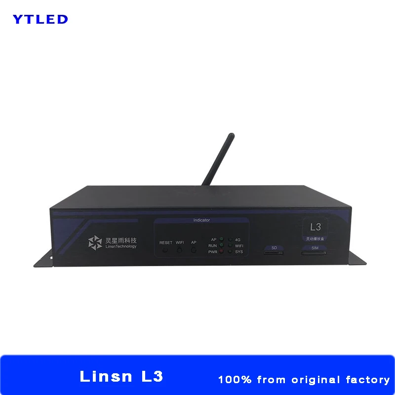 

AD Players L3 Linsn LED Screen Asynchronous Player Support WiFi LAN USB Full Color Display Sender