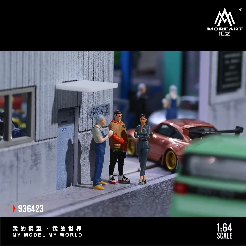 TimeMicro&MoreArt 1:64 Yokohama Repair Shop Lighting Scene Model