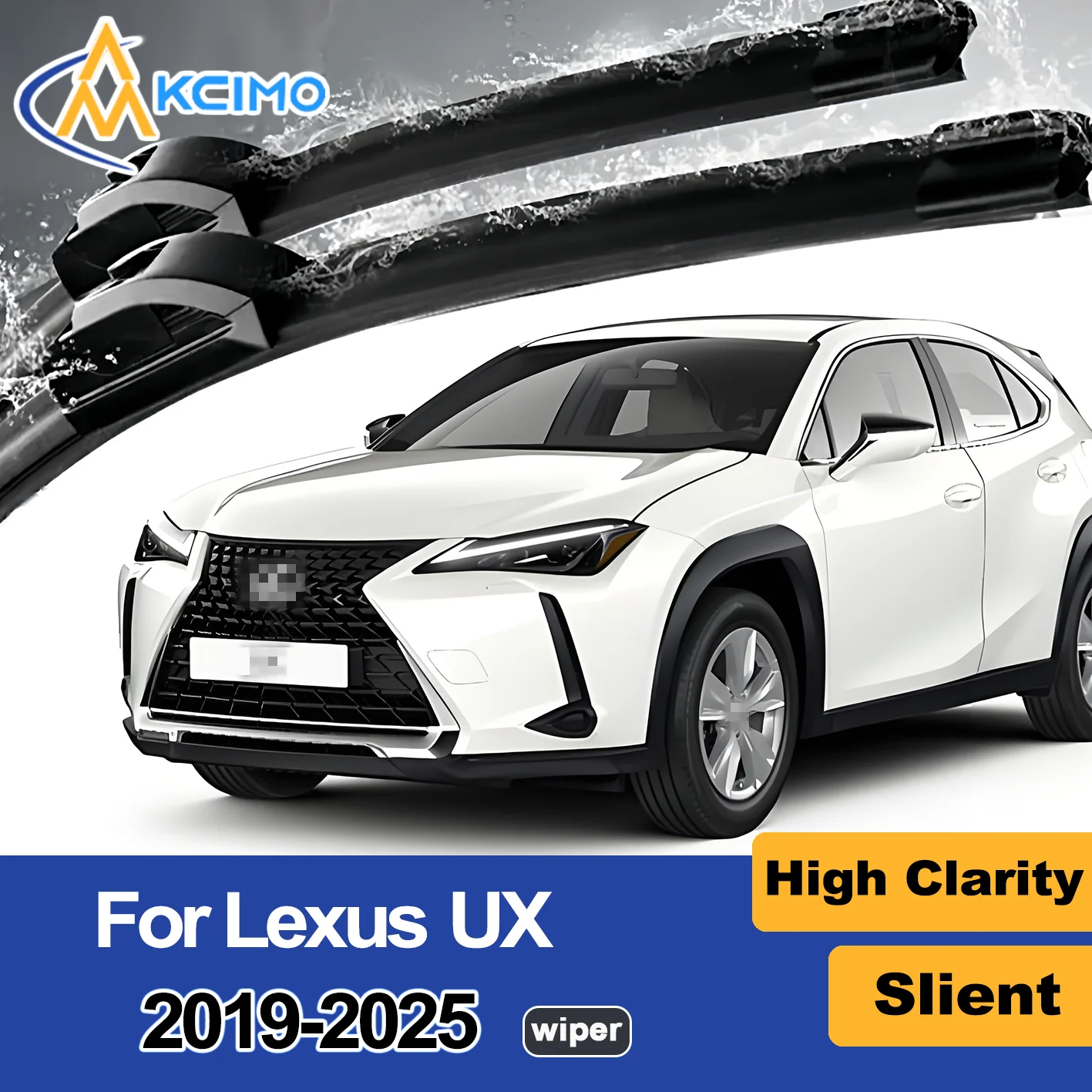 

2PCS New Front Windshield Wiper Blade for Lexus UX ZA10 2019-2025 Front Windshield Auto Wipers Blade Accessories 2025 2024 2023