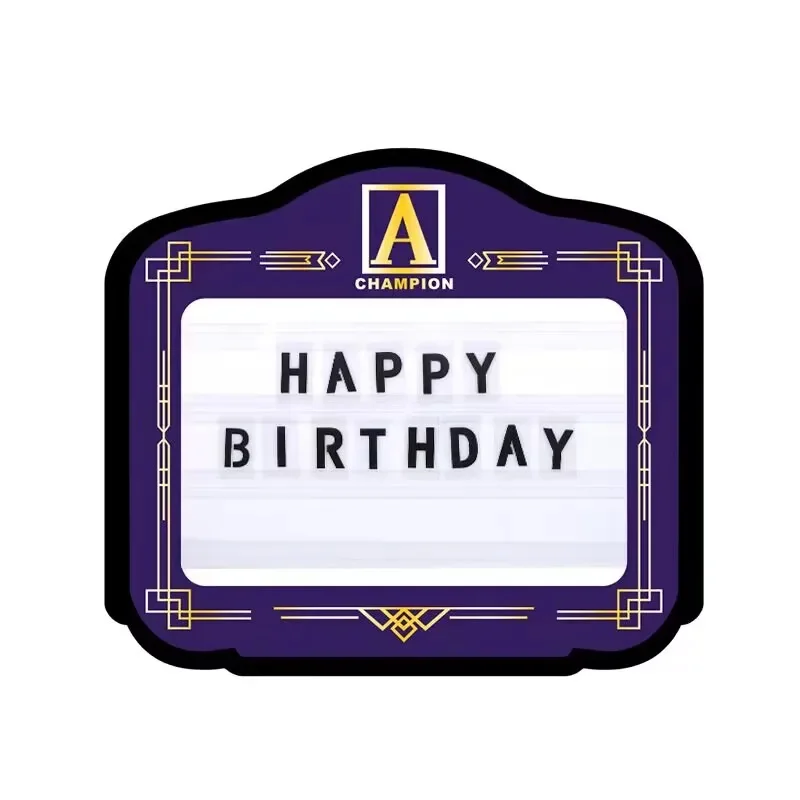 

Custom night club Sign Letter Message Board led Classic Marquee Light Up VIP bottle Presenter Service for bar party event