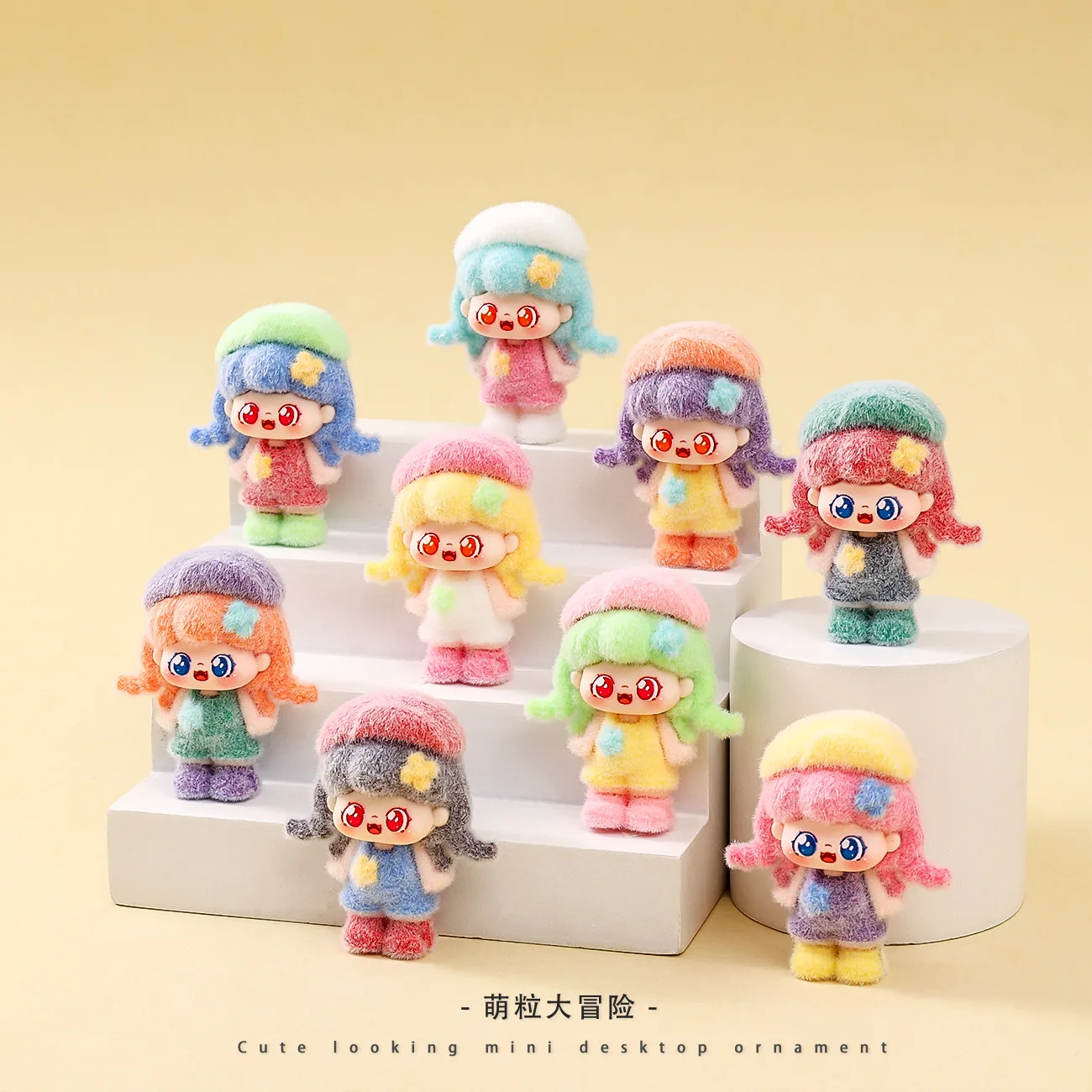 Graziosi ornamenti da tavolo a forma di cagnolino con codini, action figure interattive