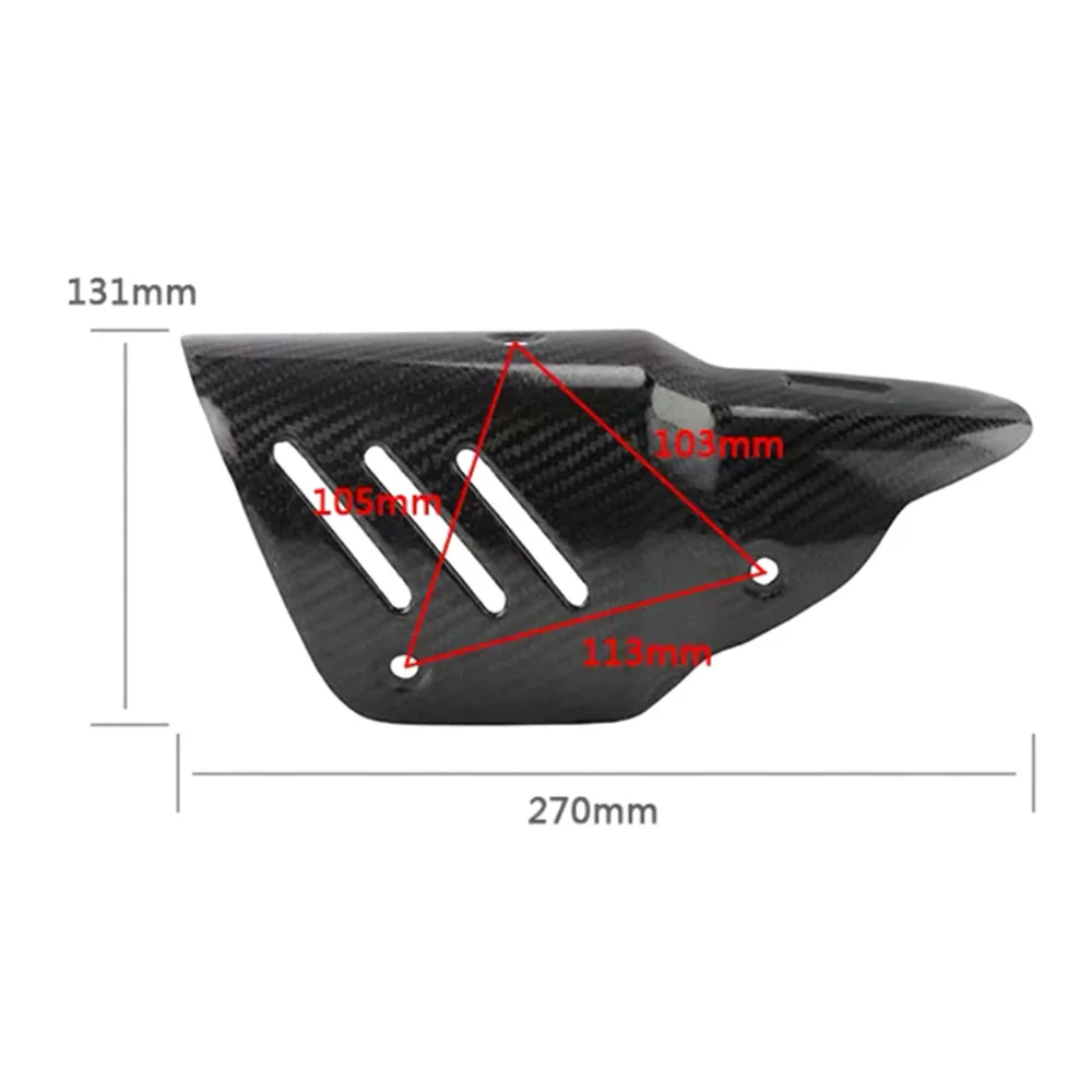 

exhaust pipe cover For CFMOTO 450SR 450NK SR450 NK450 For Akrapovic exhaust pipe anti scald insulation board/protective cover