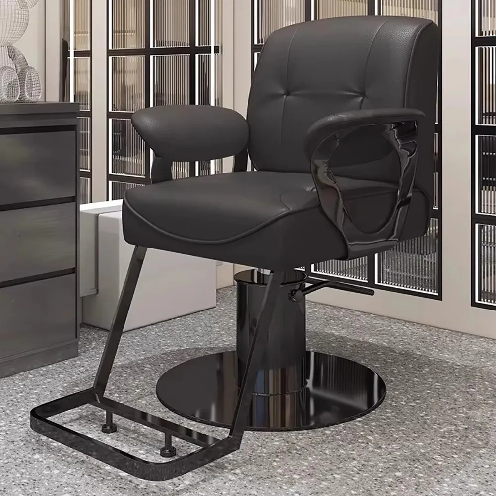 

Simple Comfortable Barber Chair Elastic Nordic Esthetics Delicate Salon Chair Stylist Swivel Silla De Barbero Salon Furniture