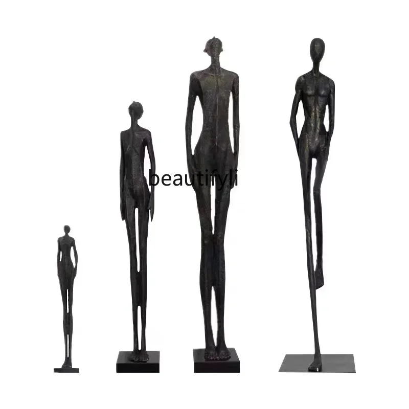 

Modern Art Sculpture Landing Big Decorations Character Creative Decoration Office Furnishings