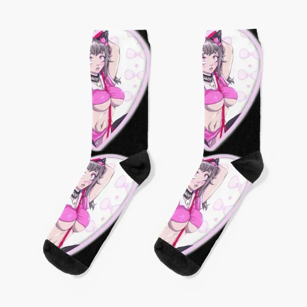 

Neko Shibari Socks hip hop hockey fashionable custom Socks For Man Women's