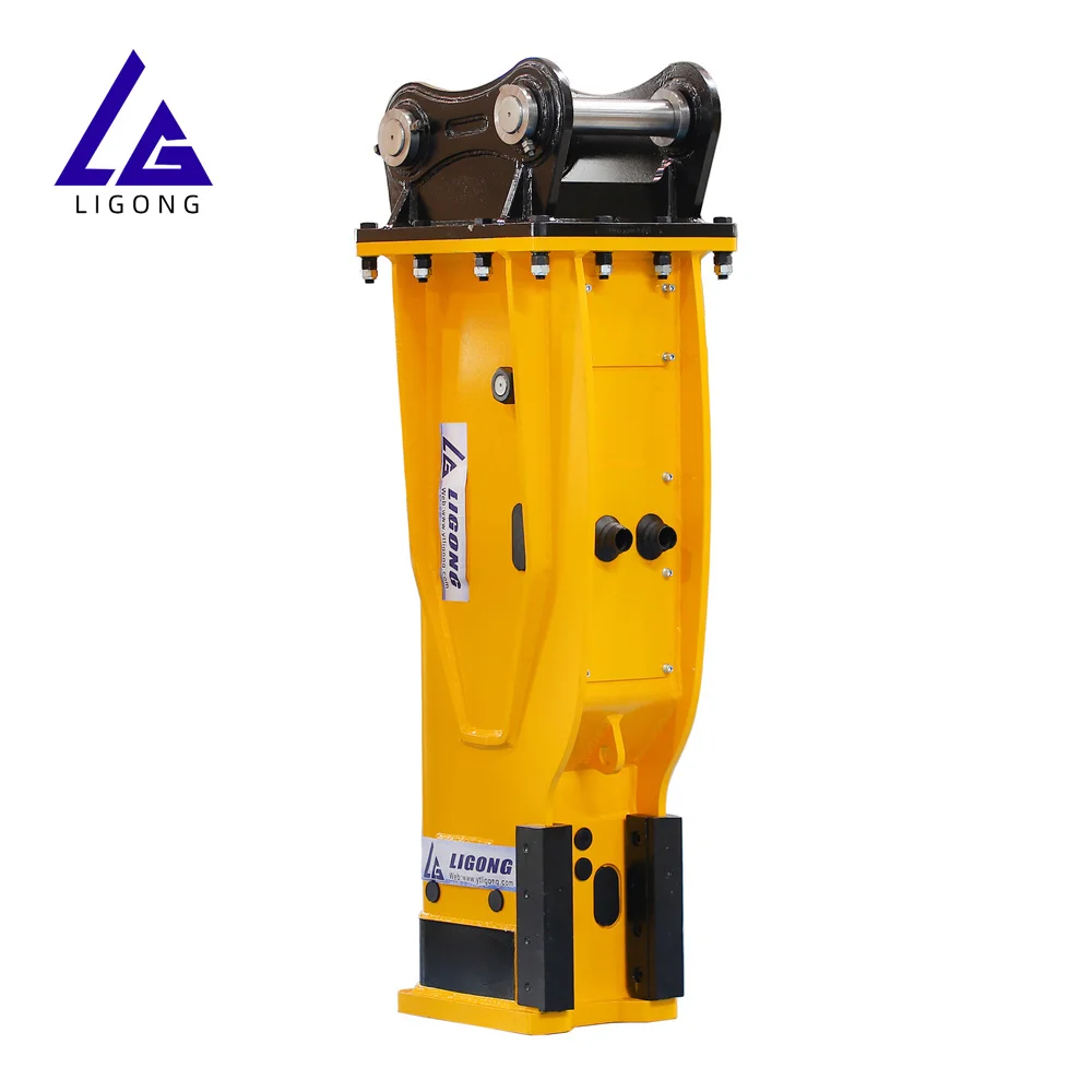 

Mono Block Hydraulic Breaker With Auto Lubrication and Steel Ring System
