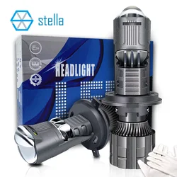 Stella Mini Lens LED H4 H7 Żarówki do reflektorów samochodowych / motocyklowych Canbus No Error Hi/Low Beam 120W 18000Lm Nowy