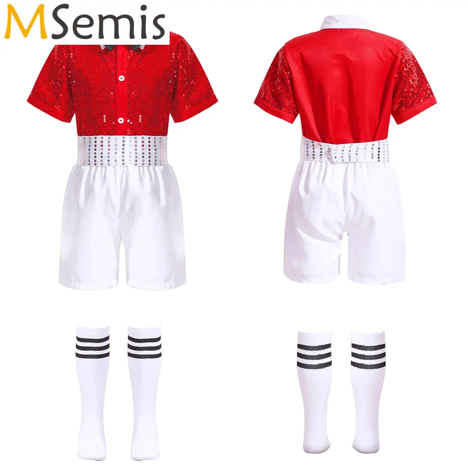 Kids Boys Jazz Latin Dance Outfits Competition Clothing New Years Day Celebration Recital Stage Performance Costume Party Suit