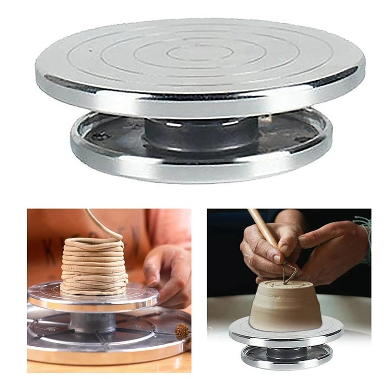 Heavy Duty Sculpting Wheel Turntable Pottery Stand Revolving DIY Tool Art Crafts Platform For Model Building