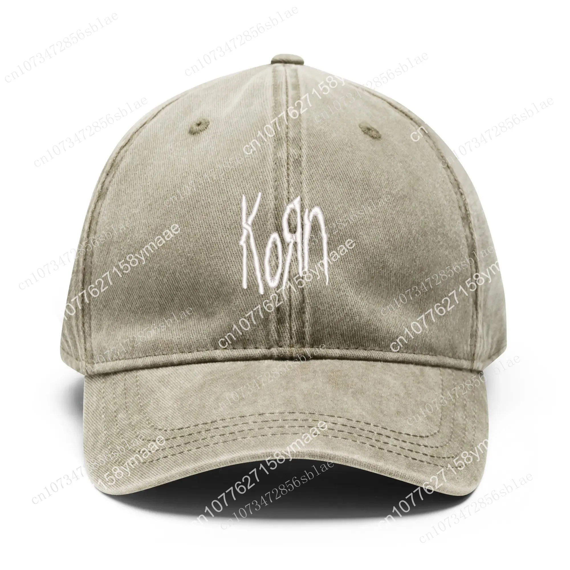 Korn Band Embroidery Hats Mens Womens Sports Baseball Hat Hip Hop Customized Made DIY Caps Personalized Text Cowboy Trucker Cap