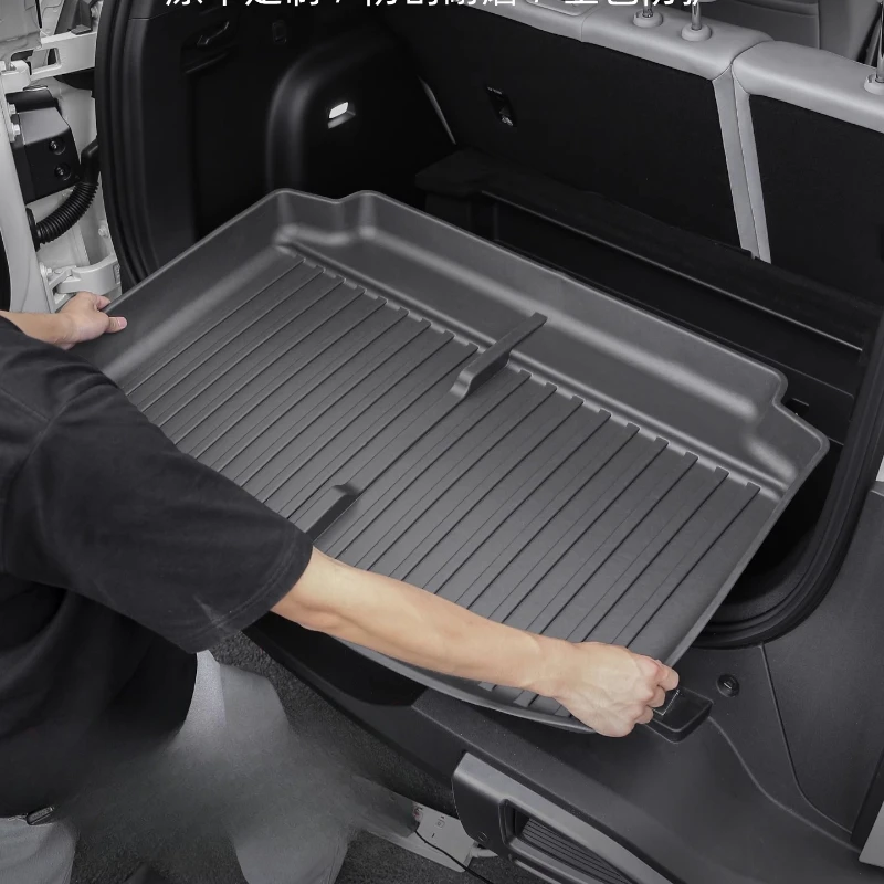 

For BYD Formula Leopard Titanium 3 Pro Max 2025 Rear Trunk Lower Storage Mats TPE Waterproof Anti-scratch Protective Pad