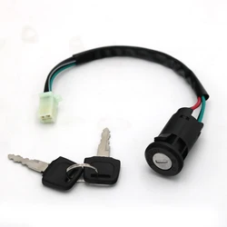 1pcs Motorcycle With Wire Ignition Switch Key Start Switch Door Locks ATV For Suzuki For Honda 50cc-250cc