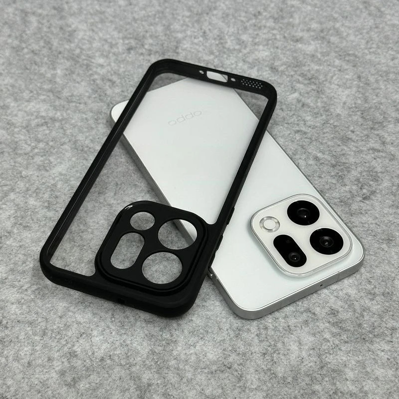 حافظة لهاتف OPPO Find X 9 8 Pro غطاء أكريليك بسيط ورقيق وشفاف لهاتف OPPO Find X9 8 Pro ممتص للصدمات Funda