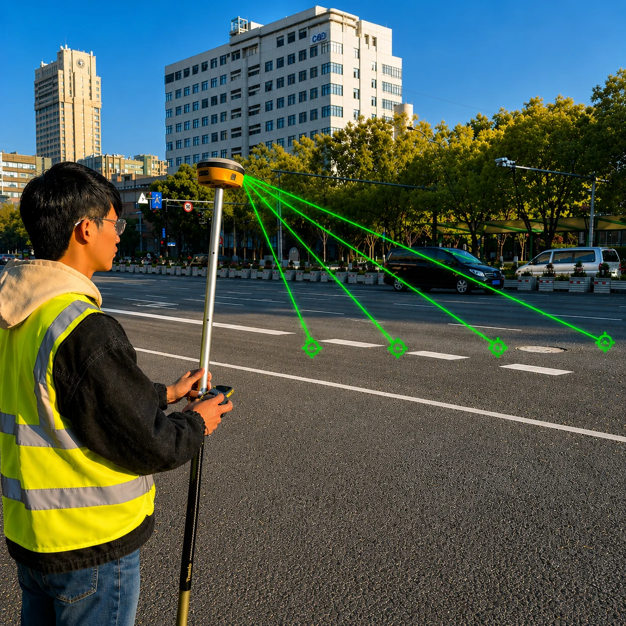 Estación Base Archinno AR Laser Rover GNSS GPS RTK de Alta Precisión 2CM 5KM IMU 60, Conjunto de Base y Rover