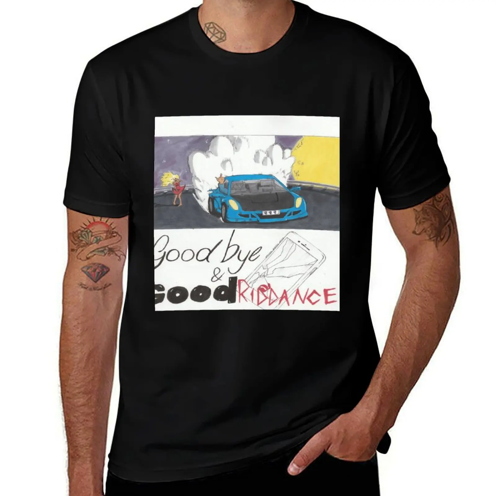 

Goodbye and Good riddance Classic . T-Shirt cotton graphic tees clothes plus size clothes vintage men graphic t shirts