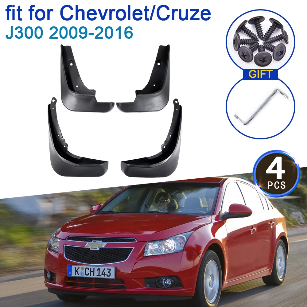 

Брызговики для Chevrolet Cruze J300 2009 2010 2011 2012 2013 2014 2016