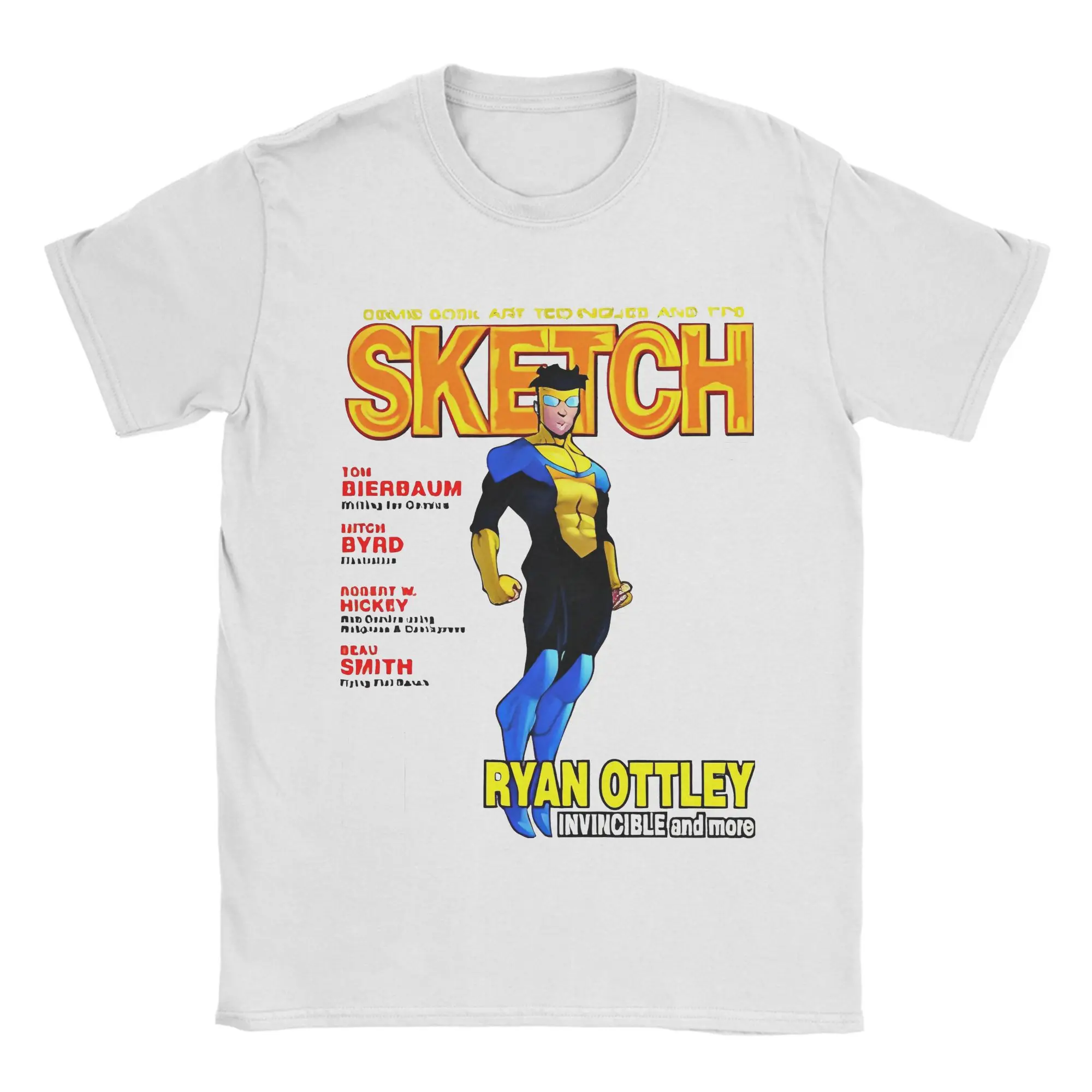 Invincible Mark Grayson    T Shirt Summer Poster  100% Cotton T Shirts For Man Leisure Casual Tee Shirt Short-Sleeved Funny Tops