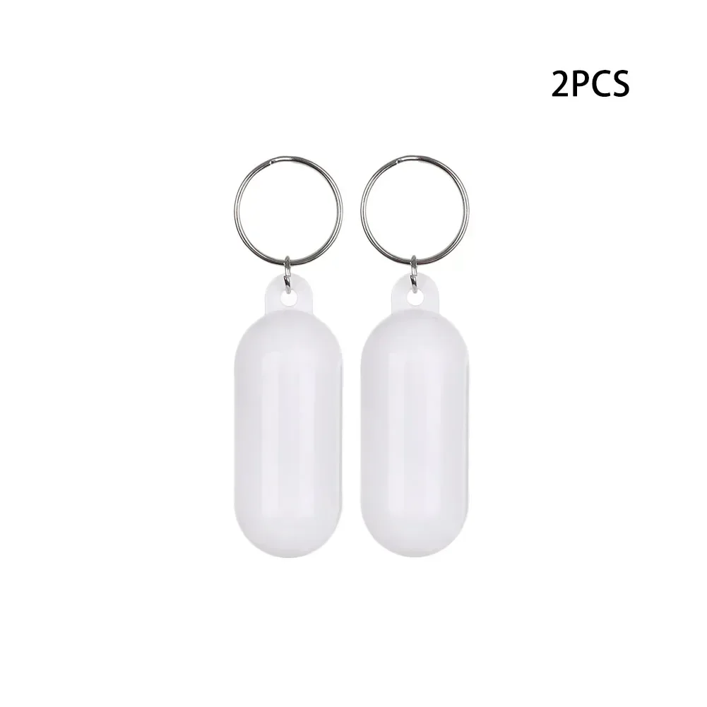 100% Brand New 2pcs Floating Keyring Fender Buoyant Key Ring Marine Sailing Boat Float Keychain Replacement  Car Accessories