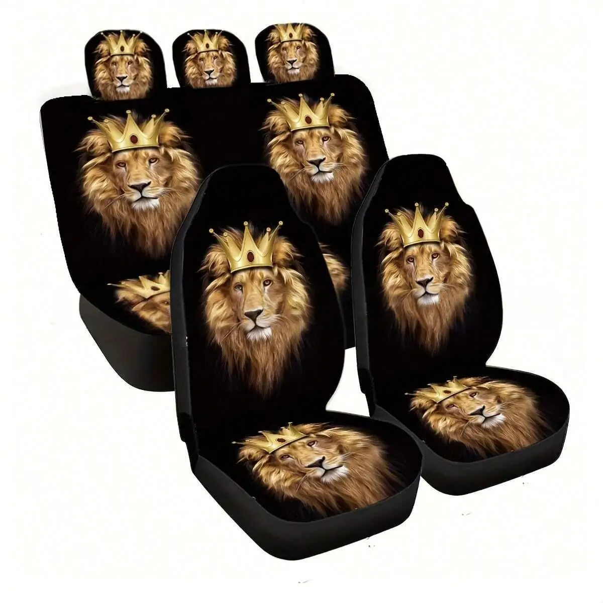 

Universal Fabric Car Seat Cover Full Set Vehicle Seat Cover Car Seat Protecting Car Chair Seat Cover Set Auto Accessories