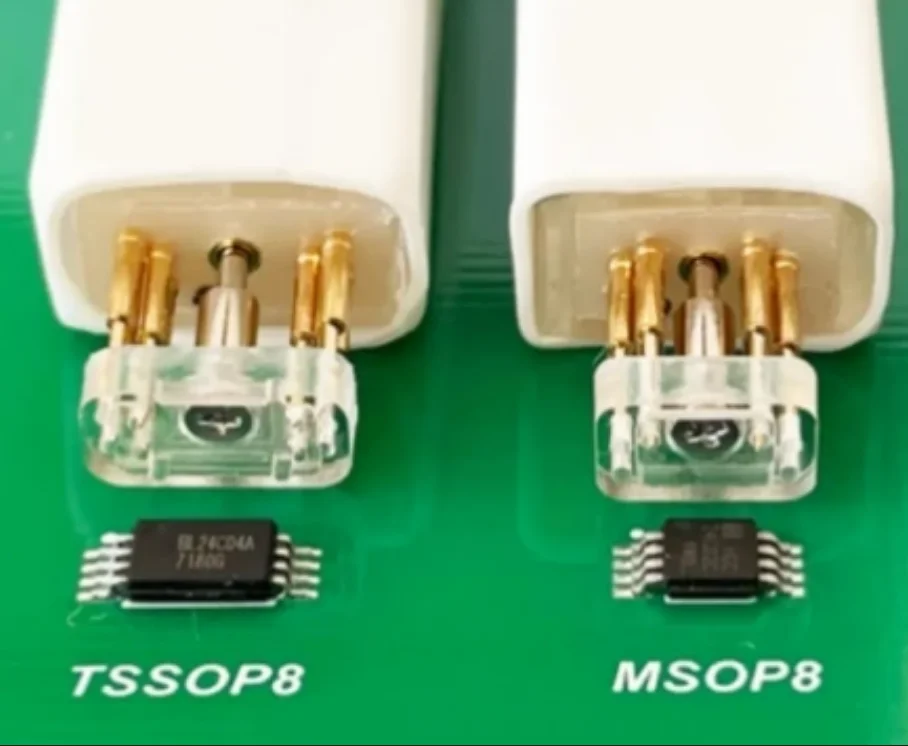 1PCS TSSOP8 MSOP8 PCB chip burning test fixture probe download programming cable