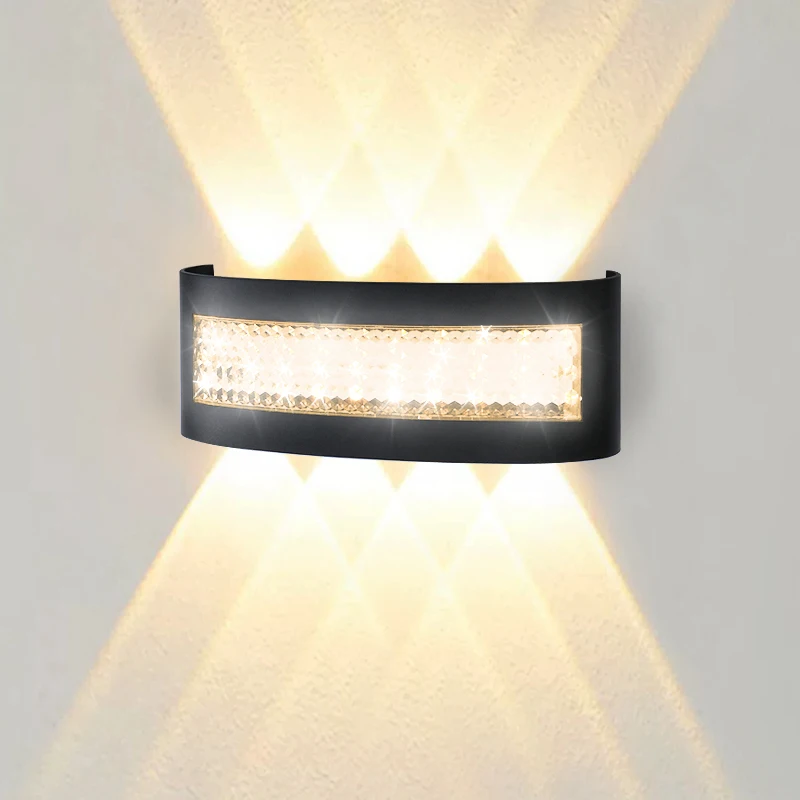 Modern Minimalist Outdoor LED Waterproof Wall Lamp, Living Room Corridor, Bedroom Bedside, Indoor Home Decoration Lamp