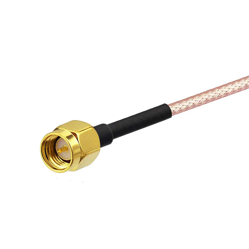50 Uds. Cable de extensión de antena Coaxial RG316 macho de montaje de mamparo hembra 6 pulgadas 15cm 2 paquetes 50 Ohm Impedancia Compatible 4G LTE