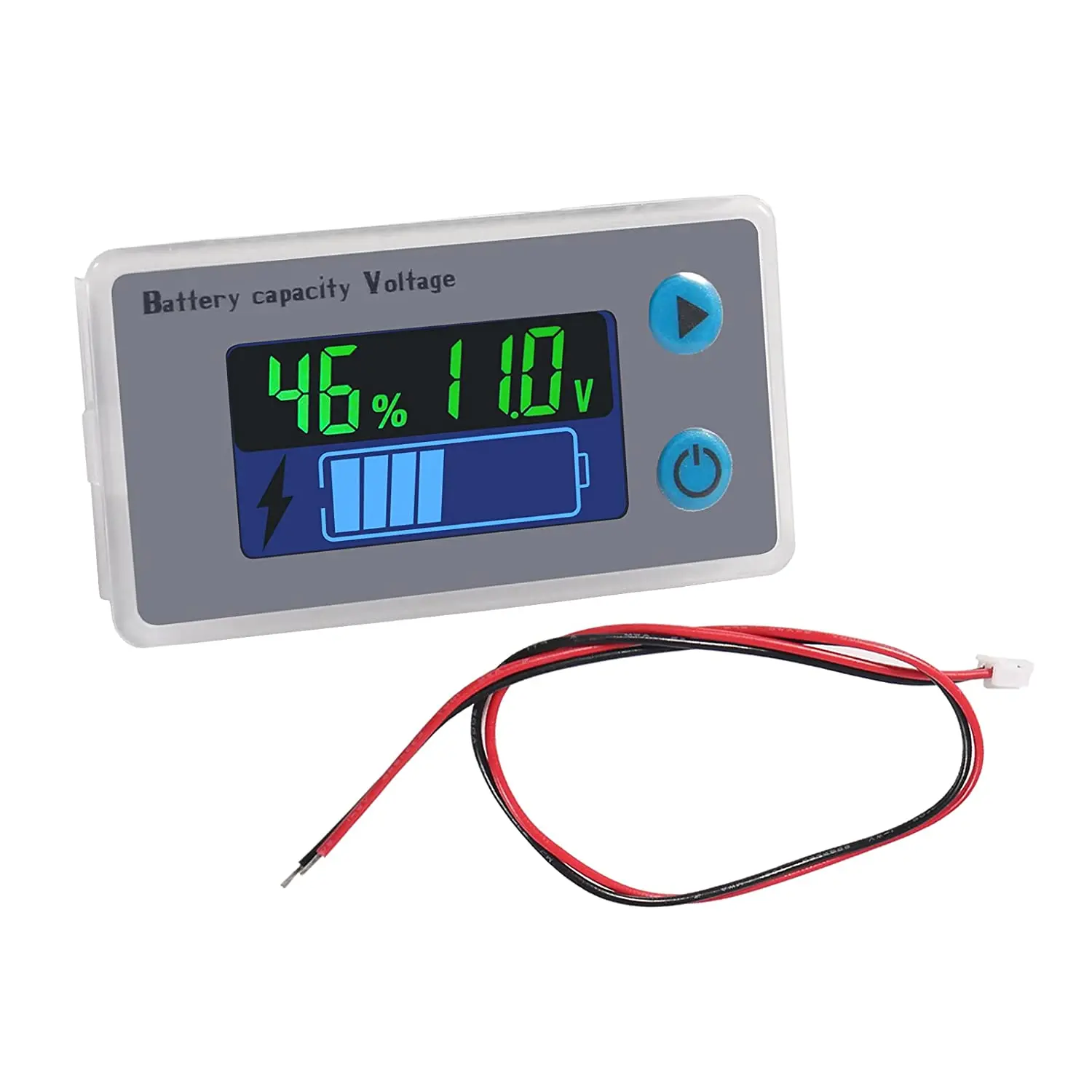 10-100V Digital Battery Capacity Tester Universal Battery Capacity Screen Power Display Indicator 12V 24V 36V 48V