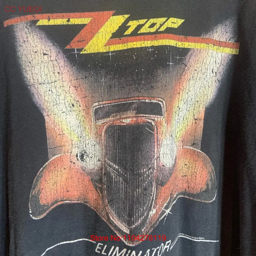 ZZ Top 3xlarge black graphic preowned T shirt long or short sleeves