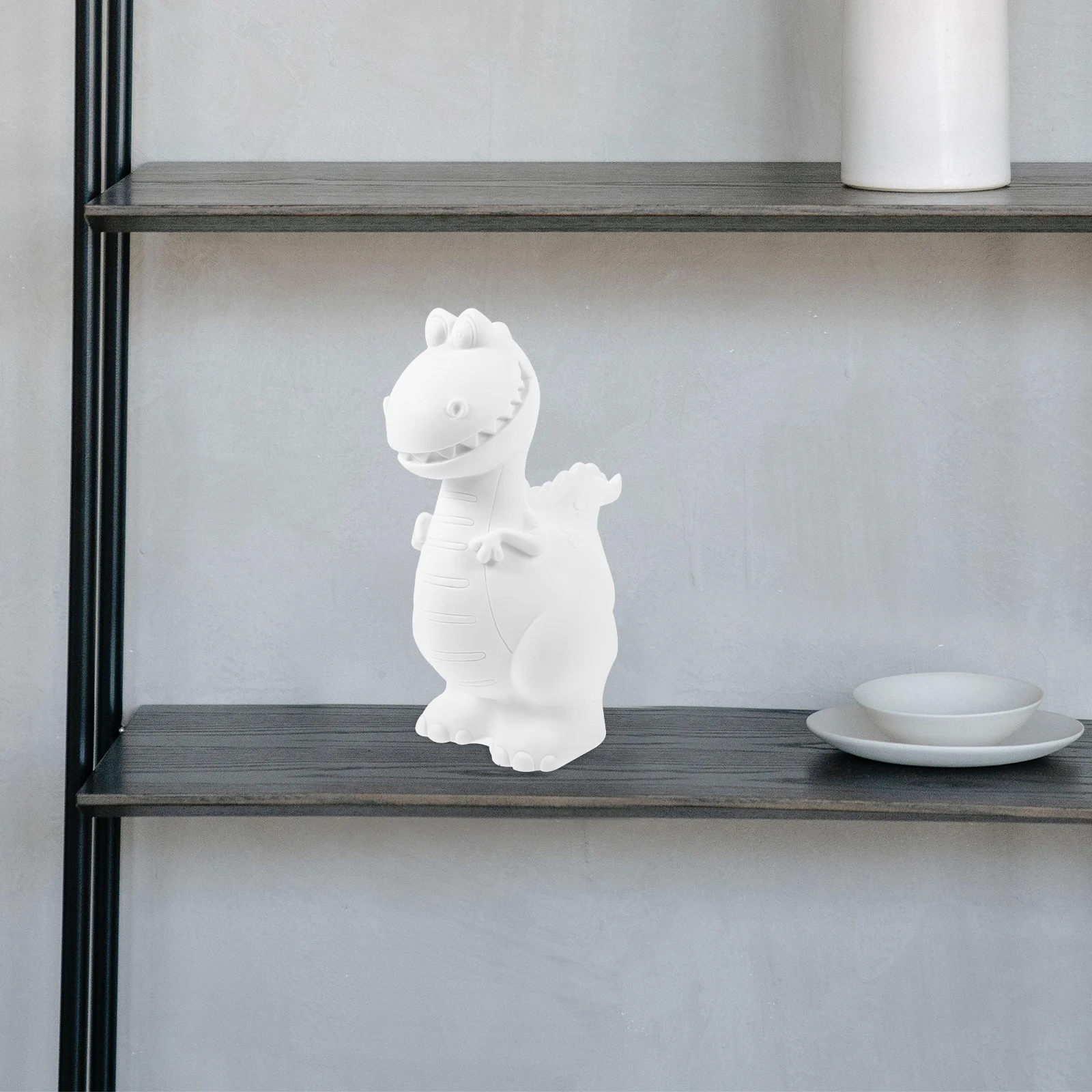 

Unpainted Dinosaur 24CM DIY Crafts Vinyl Figurine Models Blank Craft Toy Dinosaur Craft Supplies Unfinished