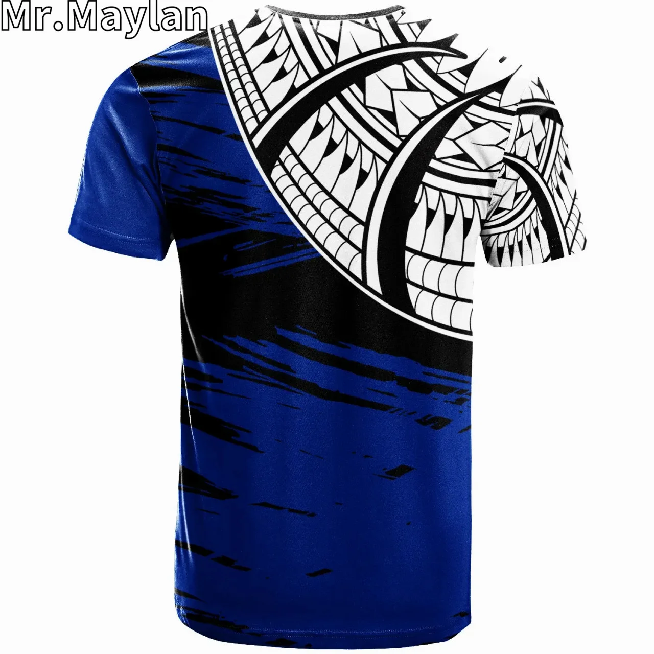 Custom 3D Printed Nauru Polynesian Hawaii T-Shirt Nauru Flag Style With Claw Pattern Tribal Tat Tshirt Men Women Unisex Tee Tops