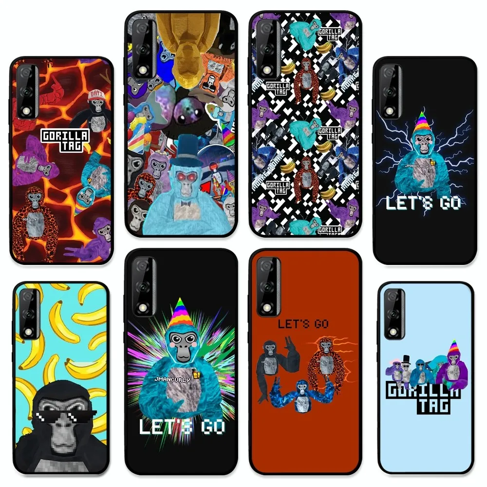 Gorilla Tag Jmancurly Monke Merch Phone Case For Huawei Y9 6 7 5 Prime Enjoy 7s 7 8 Plus 7a 9e 9plus 8E Lite Psmart Shell