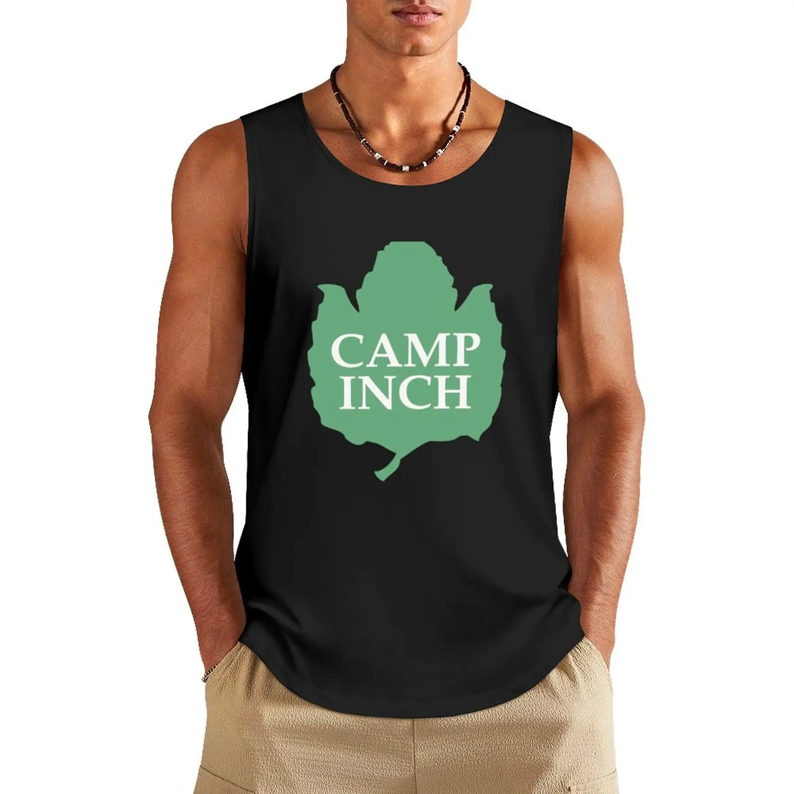 

Camp Inch Tank Top bodybuilding men clothes t-shirts for men