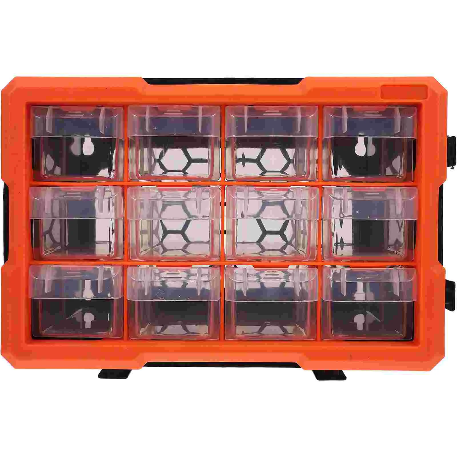 Storage Box Screw Organizer Portable Tool Cabinet Craft and Drawers Parts Toolbox Electronic Lattice Plastic