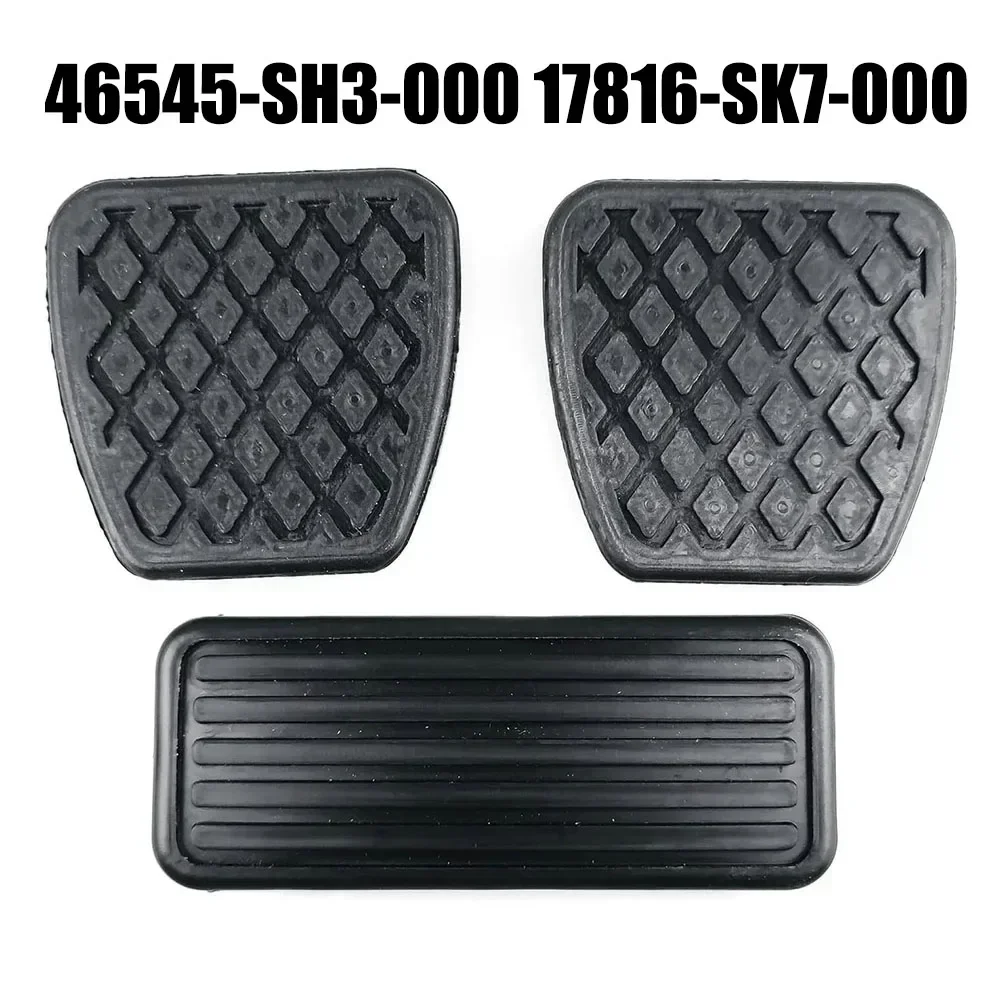 3Pcs Clutch Pedal Pads Set 46545-SH3-000 17816-SK7-000 For For Honda For Civic 1992-1995 Clutch Pedal Pad Car Accessories