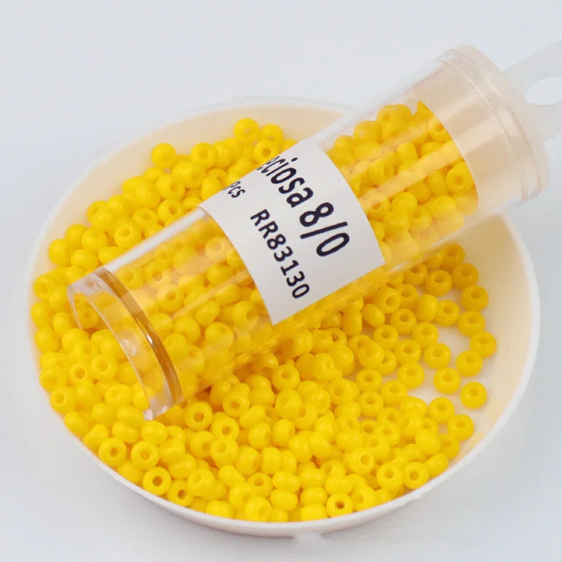 Meistverkaufte Perlen Material Original Baoshi Osha Saatperlen 10g/Flasche 8/0 Opake Baoshi Osha Perlen für DIY Alle Arten von Handarbeiten – Detail 5