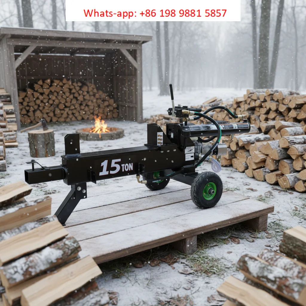 

15 Tons Fast Holzspalter Log Splitter Hydraulic Control Valve for Gaso line Forestry Machinery 15 Ton Petrol Wood Log Splitter