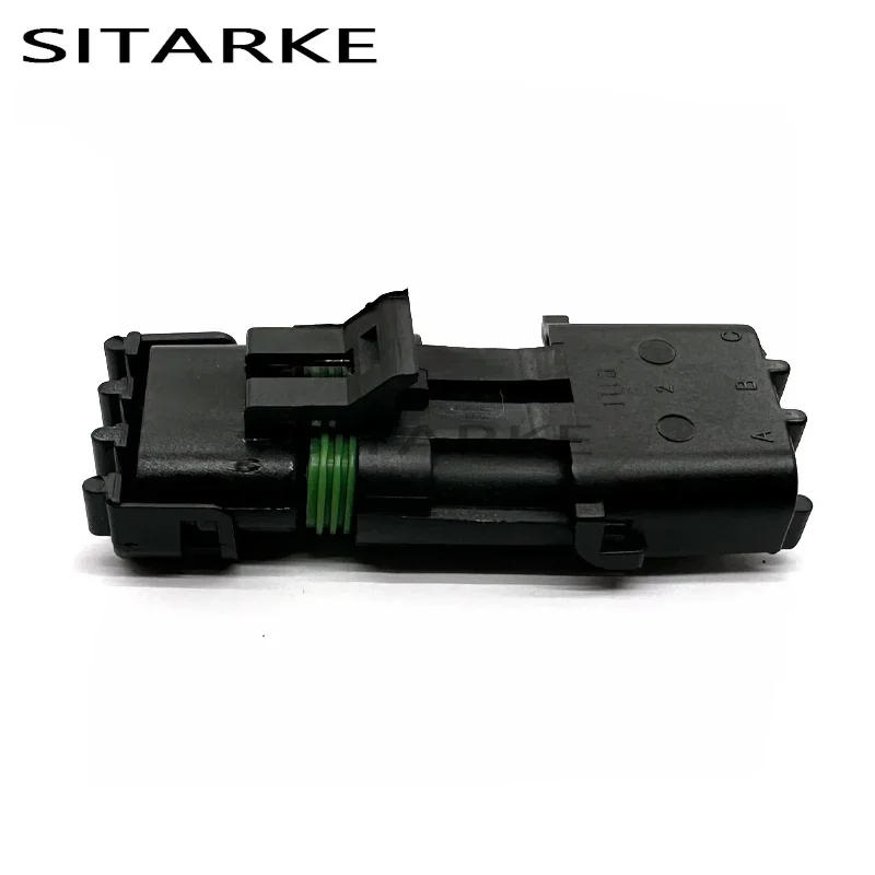 1 conjunto de 3 pinos 12010717 12015793   Cabo do radiador de refrigeração do motor de automóvel, conector de conexão do sensor de temperatura para delphi