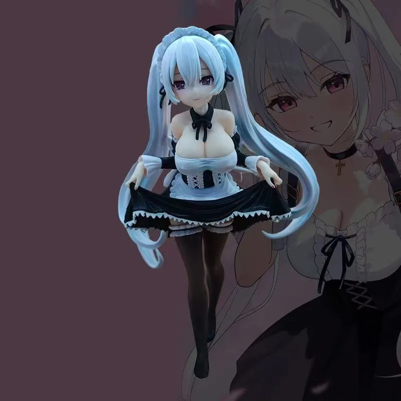 

24cm KDcolle Hisasi Yui Minamoto Maid Sexy Anime Girl Figure Adult Model Doll Toys